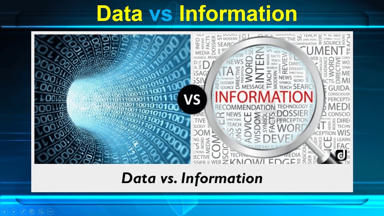 What is the difference between data and information? - Maocular Tech Expert